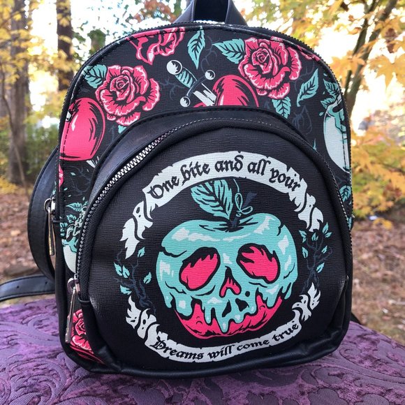 Disney Snow White Poison Apple Backpack - Picture 1 of 6